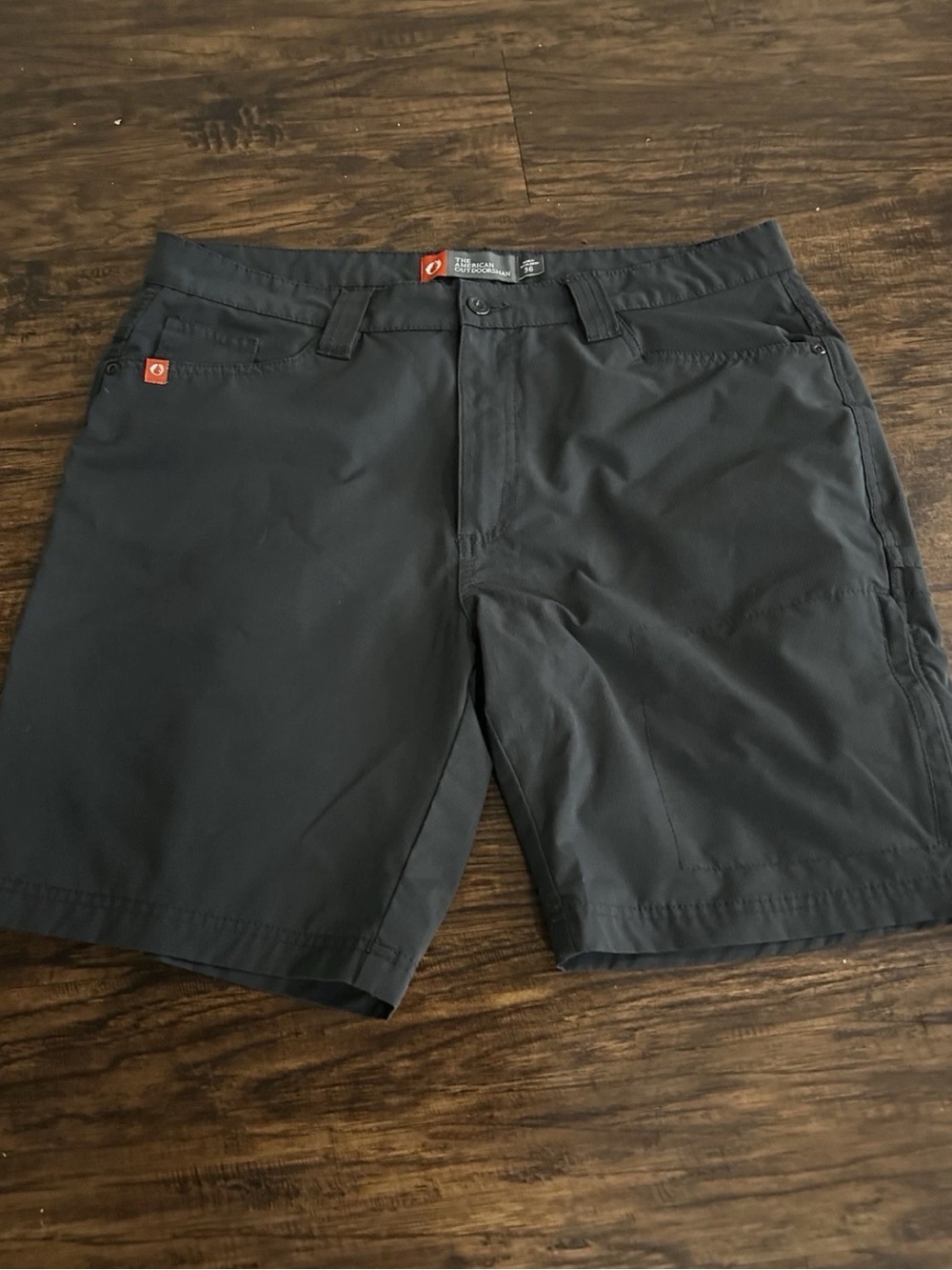 Men's Black Flat Front Performance Shorts - Outdoor Active